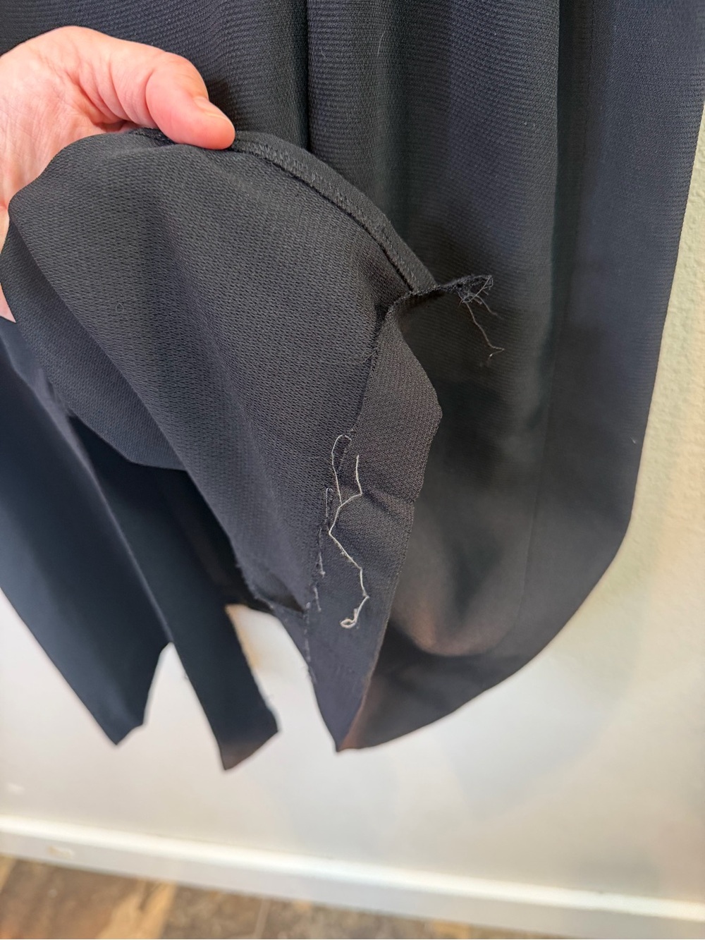 Vintage Danny & Nicole Black Double Breasted Blazer Coat with Shoulder Pads - Picture 7 of 9